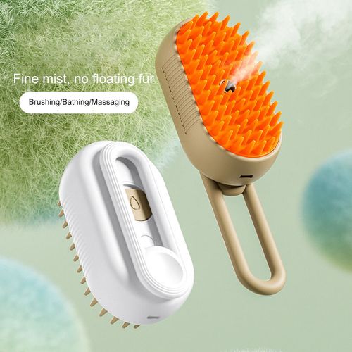 Water Steam Brush Pet Comb 3 in 1 Electric Spray Hair Brush for Cats and Dogs Massage Comb Bath Cat Grooming Shedding Comb