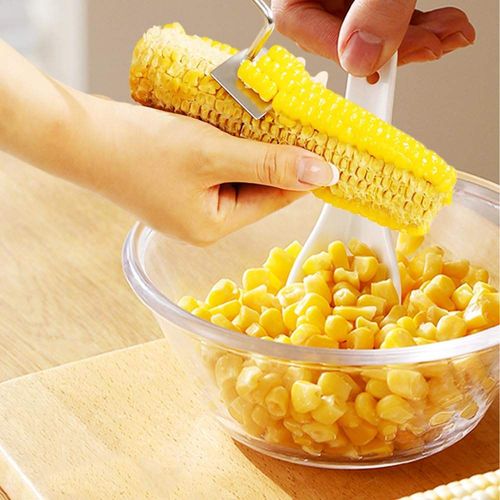 Kitchen corn cob stripper planer tool