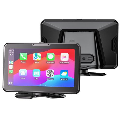 Smart Car Dashboard with Recording Connects to Bluetooth Player with Navigation