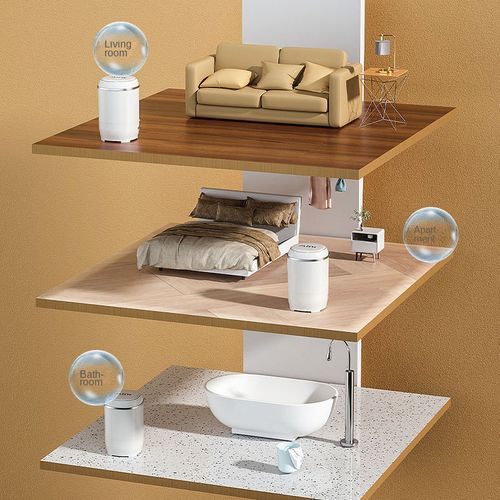 New washing machine small household semi-automatic mini washing machine blue light wash off all in one free draining basket