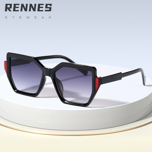 New irregular gradient frame outdoor sun shades personalized ins fashion street shooting trend glasses