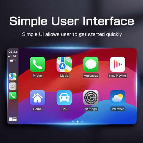 Smart Car Dashboard with Recording Connects to Bluetooth Player with Navigation