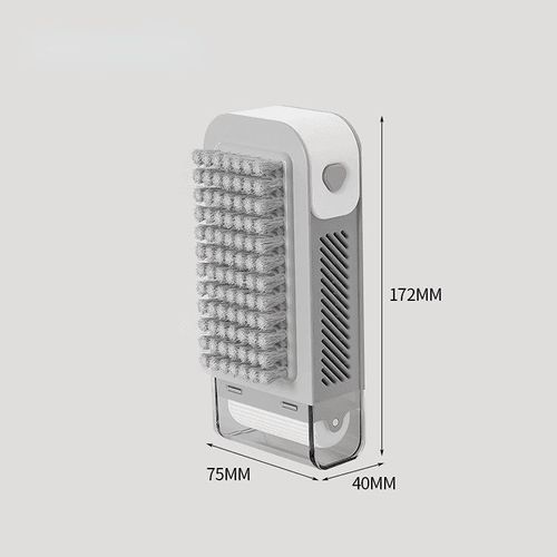 3-in-1 Multifunctional Soap Dispenser Brush, Laundry Scrub Brush with Soap Box, Household Cleaner for Clothes & Shoes
