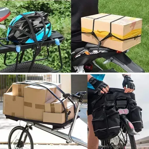 Keep Your Gear Secure on Rides – Motorcycle & E-Bike Elastic Straps!