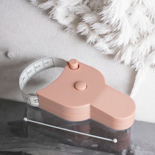 2Pcs Mini Retractable Body Measuring Tape Premium Pink & Blue Set