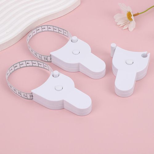 2Pcs Mini Retractable Body Measuring Tape Premium Pink & Blue Set