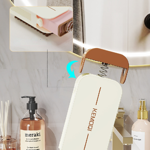 3-in-1 Multifunctional Soap Dispenser Brush, Laundry Scrub Brush with Soap Box, Household Cleaner for Clothes & Shoes