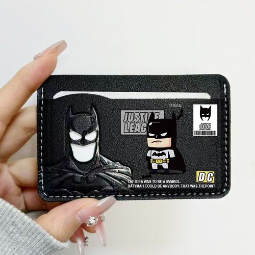 Hot Selling Men's Wallet Short Business Classic Minimalist Animation Hero Multi Card Slot Card Bag Card Cover