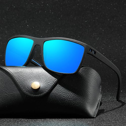 Trendy Blue Film TAC Sunglasses Individually Sealed Upgrade Your Look With TAC Blue Coated Sunglasses