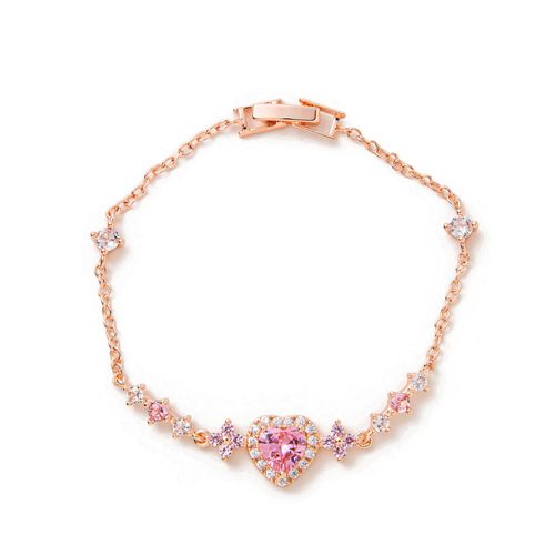 Ins Style 2Pcs Butterfly Heart Shiny Bracelet, Gold Rose Gold Minimalist Luxury Sister Friendship Hand Jewelry