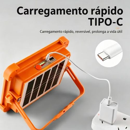 🛵Entrega gratuita em Luanda🛵Lâmpada de iluminação solar, iluminação multifuncional ao ar livre, iluminação de emergência