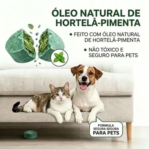 Bolas Repelentes de Roedores de Hortelã-Pimenta Sem Pesticidas , Repelente Natural de Ratos e Insetos para Casa e Garagem, Interior e Exterior, Seguro para Animais de Estimação