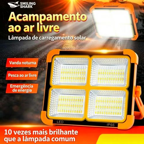 🛵Entrega gratuita em Luanda🛵Lâmpada de iluminação solar, iluminação multifuncional ao ar livre, iluminação de emergência