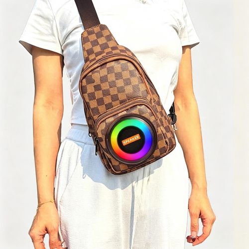 🛵Entrega gratuita em Luanda🛵Mochila para música, coluna multifunções, subwoofer, transmissão Bluetooth, qualidade de som Hi-Fi.