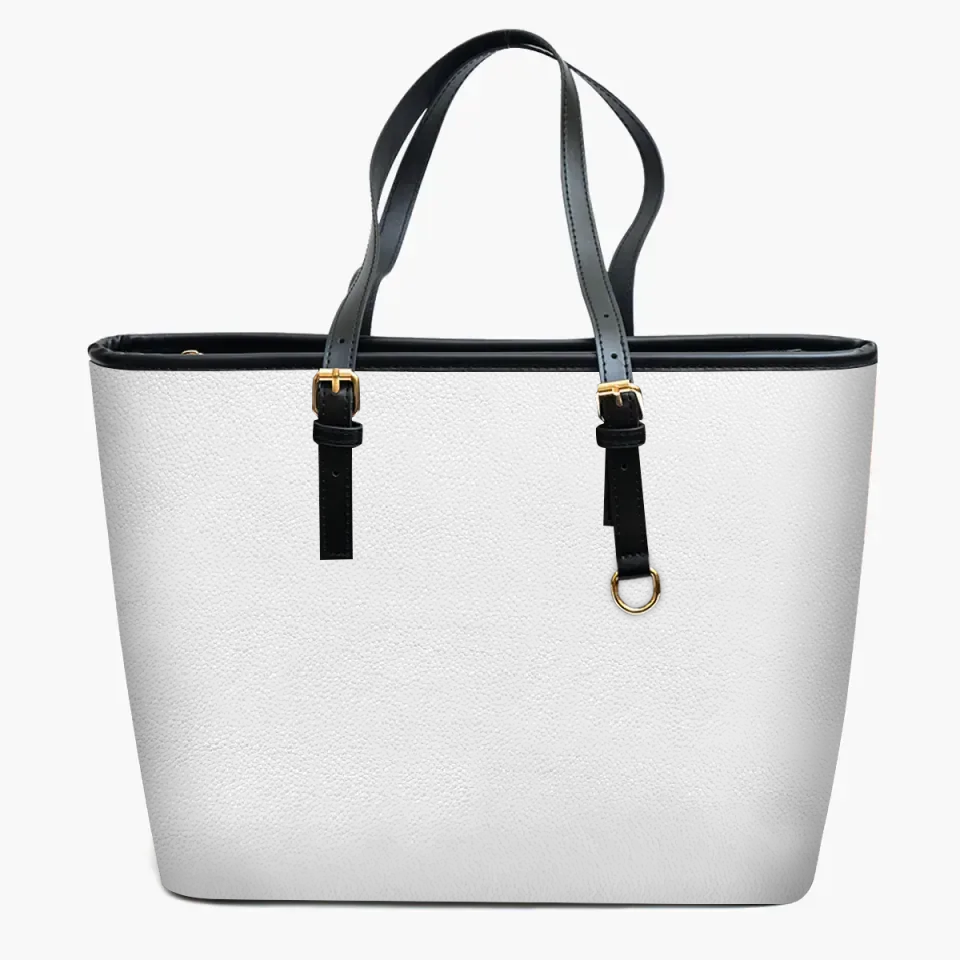 Personalized Leather Bucket Bag - Gift For Grandma, Mom