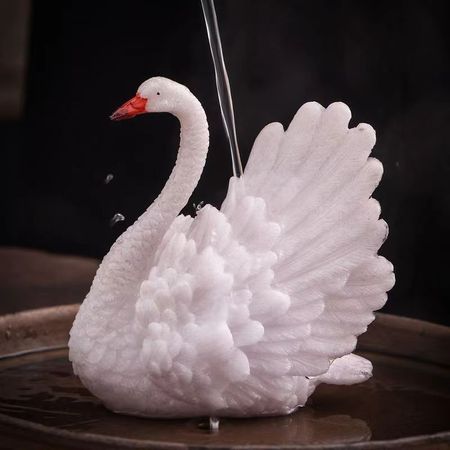 Color changing tea pet: swan