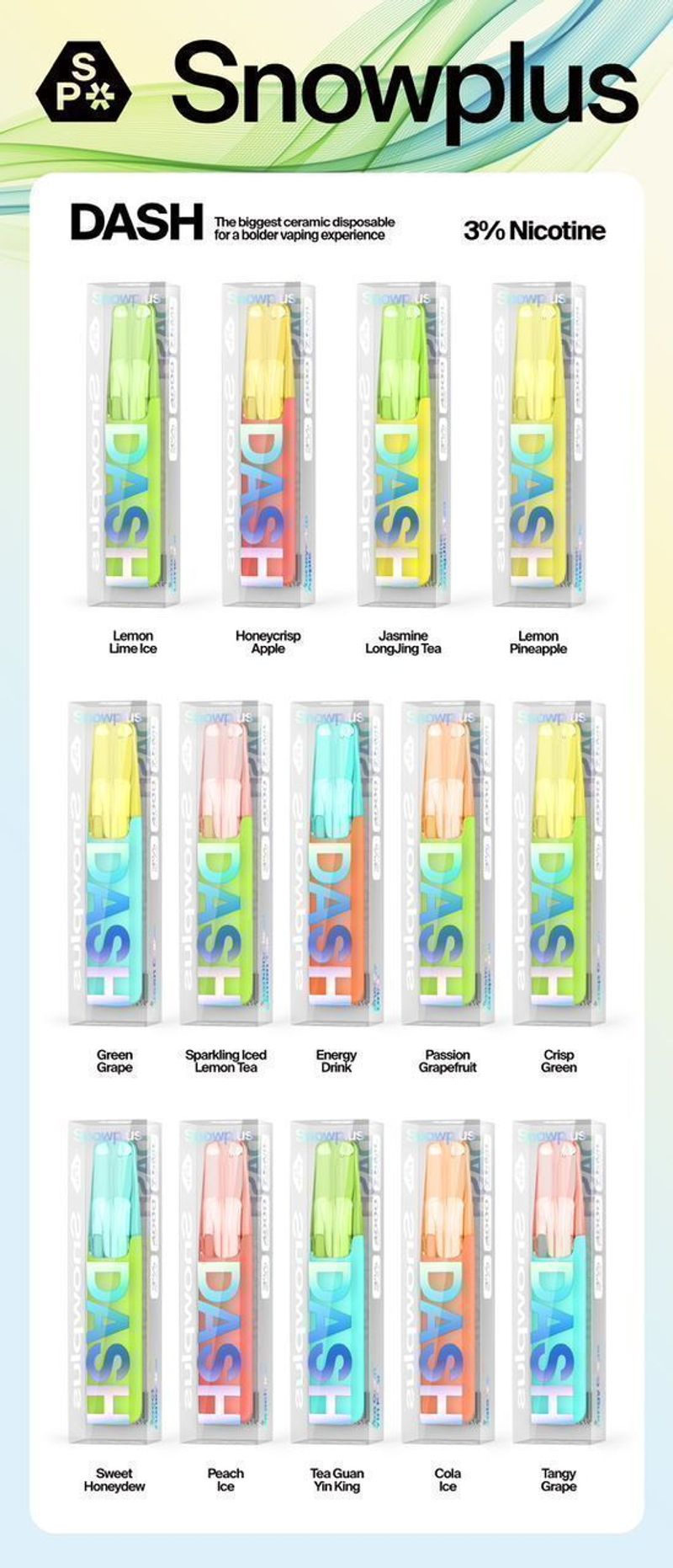 Snowplus拋棄式電子煙 可充電搭配高續航，補貨與續用更好評估