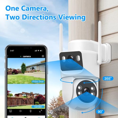 Secure Your Home 24 7 8MP Solar-Powered PTZ Camera – No Wires, No Worries!