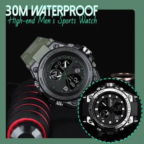 🔥 30m Waterproof Premium Men's Sports Watch