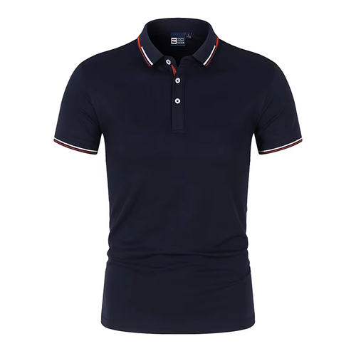 Hot Sell🔥🔥POLO Shirt Comfortable Breathable Short Sleeve Solid Color T-shirt Simple  Men's T-shirt