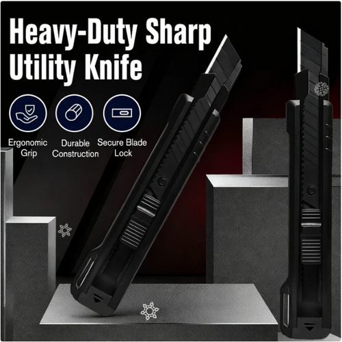 Hot Sell🔥💎Professional-Grade Utility Knife: Precision-Crafted Handle with 30 Titanium-Coated Blades | Razor Sharp & Ergonomic Design