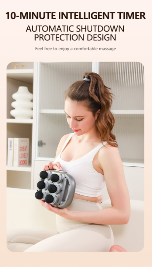 New Design Hot Sale🔥Six-Head Fascia Gun Deep Tissue Massage Device