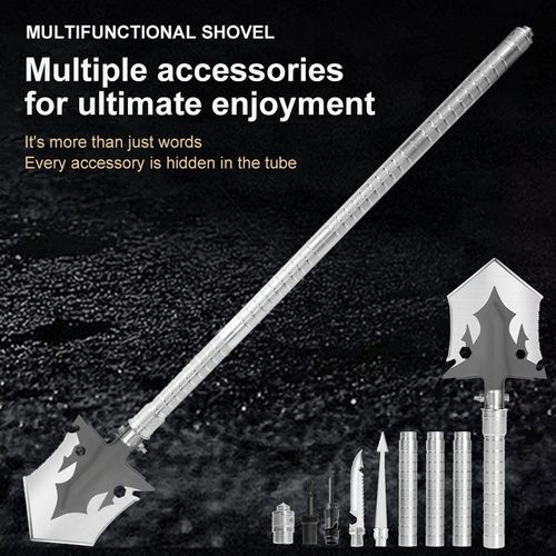 Hot Sell🔥🔥Detachable and foldable multi-functional survival tactical shovel, suitable for camping and outdoor survival adventures.