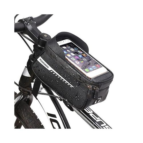 Hot Sell🔥🔥Waterproof bicycle frame bag, front-mounted phone bag, cycling accessories bag, bicycle bag.