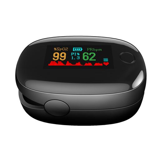 Hot Sell🔥🔥Black Gemstone Glossy Oximeter Finger Clip Oximeter Pluse Oximeter