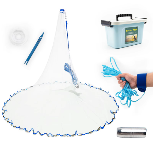 Hot Sell🔥🔥Fishing line with no loop, hand-thrown net