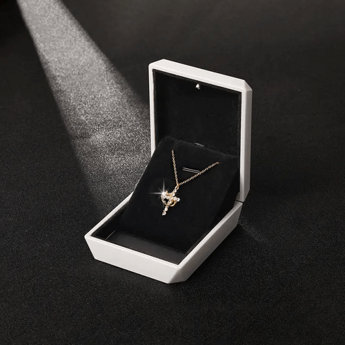 Hot Sale Paved Cross Rotated Crown Necklace