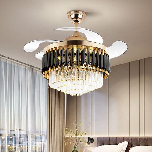 Crystal Ceiling Fan Light