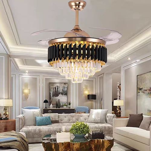 Crystal Ceiling Fan Light