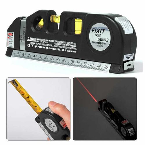 2 Line Laser Level Ruler
