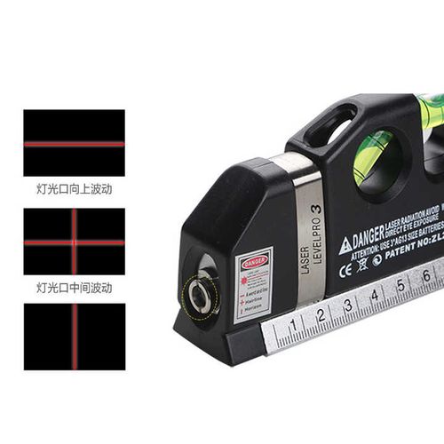 2 Line Laser Level Ruler