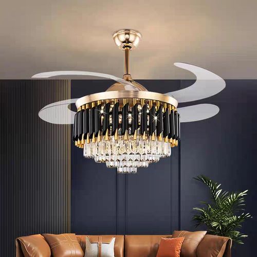 Crystal Ceiling Fan Light