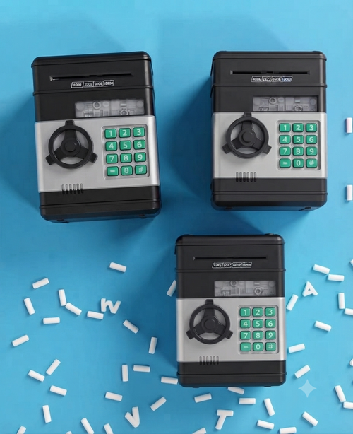 Money Box (Piggy Bank with Password)