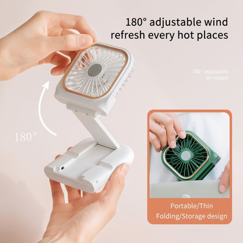 Portable Handheld Personal Necklace Fan