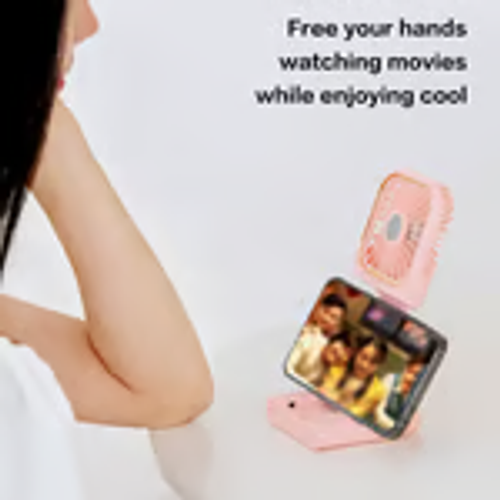 Portable Handheld Personal Necklace Fan