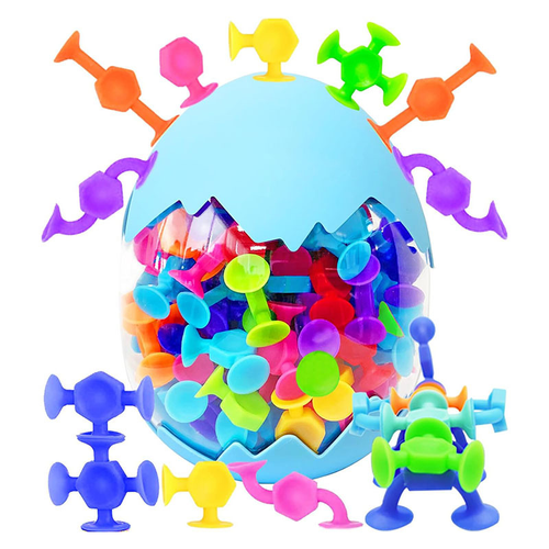 🔥Colorful Silicone Suction Cup Toy (48pcs set), Creative Stress Relief Fidget Toy