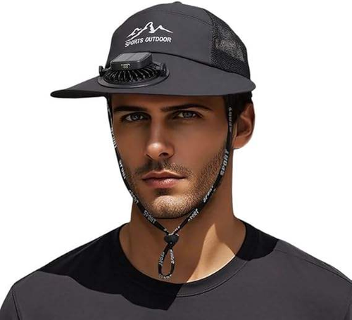 Solar Powered Fan Hat
