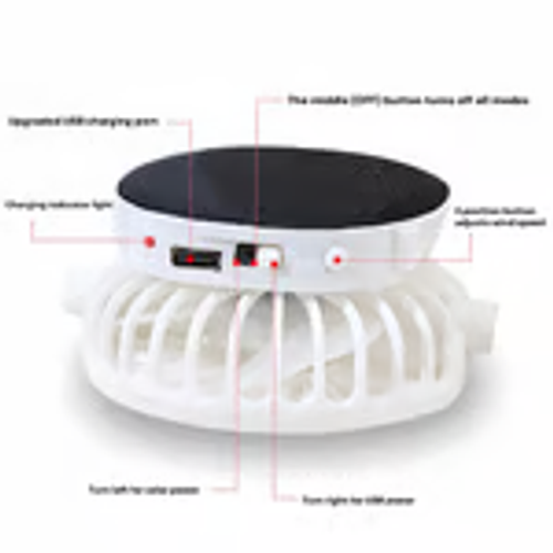 Solar Powered Fan Hat