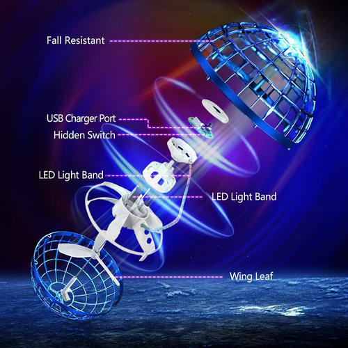 Galaxy Ball Flying Orb Ball Toy Cosmic Globe Boomerang Hover Ball