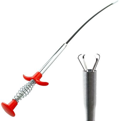 Sink Claw Pick up Kitchen Cleaning Tools Pipeline Dredge Sink Hair Brush Cleaner Bend Toilet Removal