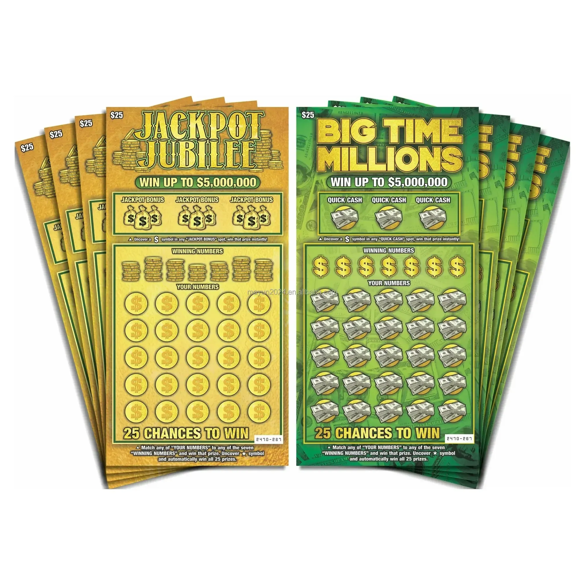 (50 pieces per pack, Buy One Get One Free!)Factory-Exclusive Custom Scratch Cards | Personalized Lottery Scratch-Off Tickets for Promotions & Raffles | Fully Customizable, Inquiry for Quantity