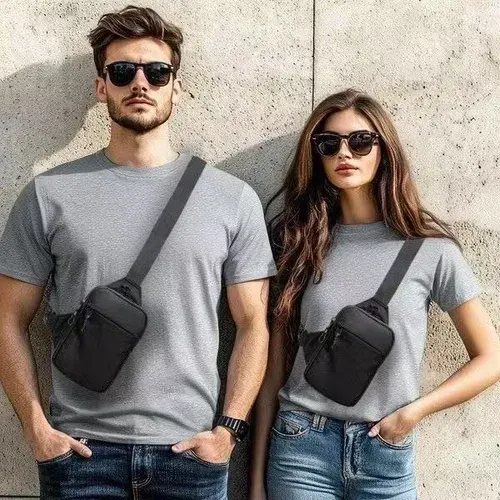 New Unisex Slim Fanny Pack - Portable Crossbody Bag for Men & Women