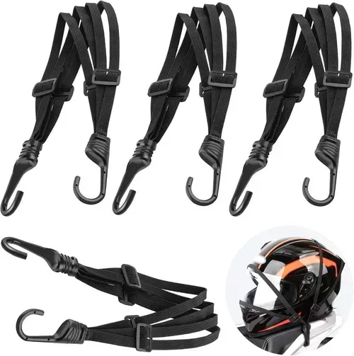 Keep Your Gear Secure on Rides – Motorcycle & E-Bike Elastic Straps!