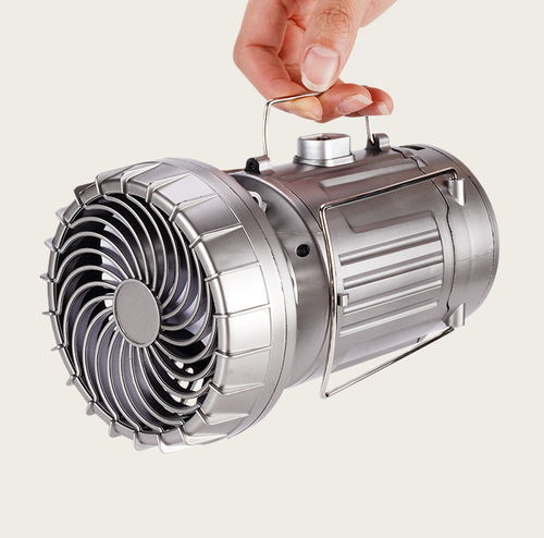 Solar Fan Camping Lantern, Portable Retractable Horse Lantern, Strong Wind, Rechargeable Power Bank for Phone Charging😀😀