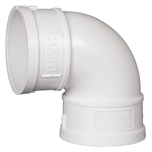 PVC 90° Elbow for Drainage Pipe, Adhesive-bonded Fitting for Downspout buy one free one 110mm