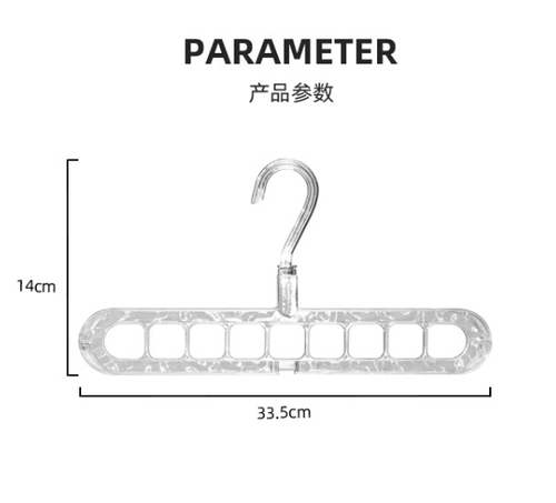 9-Hole Magic Folding Hanger Multi-Port Rotating Clothes Hanger Organizer for Closet Storage, Buy 1 Get 1 Free